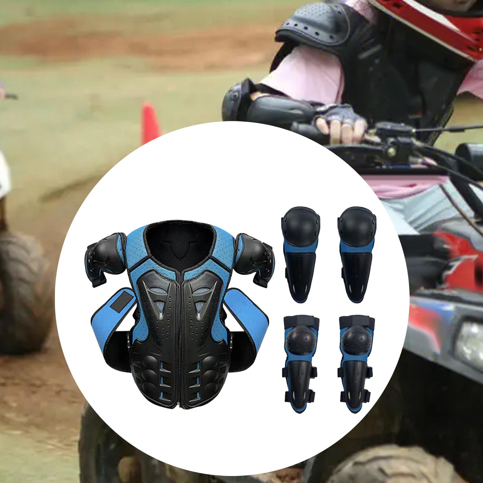 Cycling Protective Gear For Kids - Детский мотоциклетный защитный костюм: дышащая сетчатая
