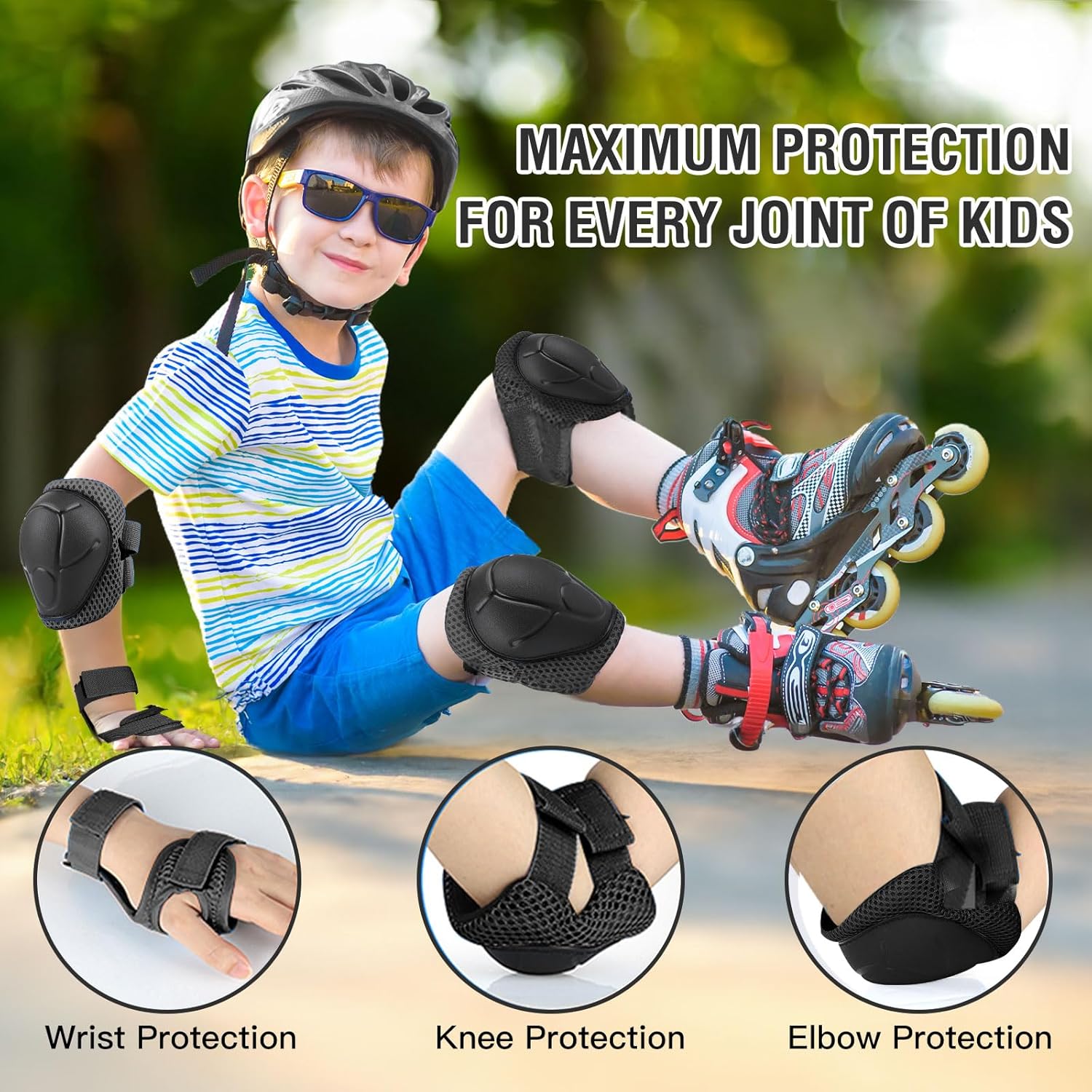 Комплект защитного снаряжения  – обзор и цена Cycling Protective Gear For Kids