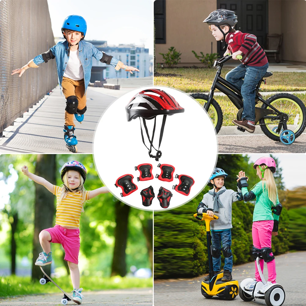 Комплект из 7 предметов защитн – обзор и цена Cycling Protective Gear For Kids